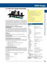 High Pressure Syringe Pump Module