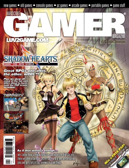 Volume 1 Issue 10 April 2006 Shadow Hearts - Hardcore Gamer