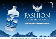 Values Explanation FASHION Luxury Spring Water - FashionTV ...