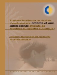 adolescents atteints de - Children's Mental Health Ontario