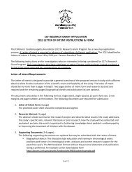 Letter of Intent Instructions & Form - Children's Cardiomyopathy ...