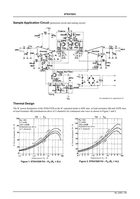 STK4192 datasheet - Datasheet Catalog