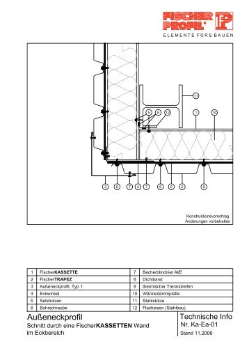 FischerKASSETTE 12.2006.pdf - Fischer Profil | Elemente fürs Bauen