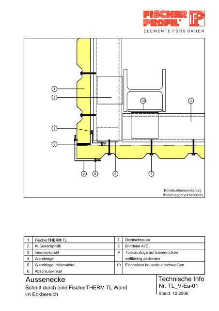 FischerTHERM TL 12.2006.pdf - Fischer Profil | Elemente fürs Bauen