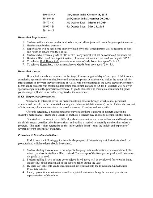 Rochelle Middle School - Rochelle Community Consolidated School ...