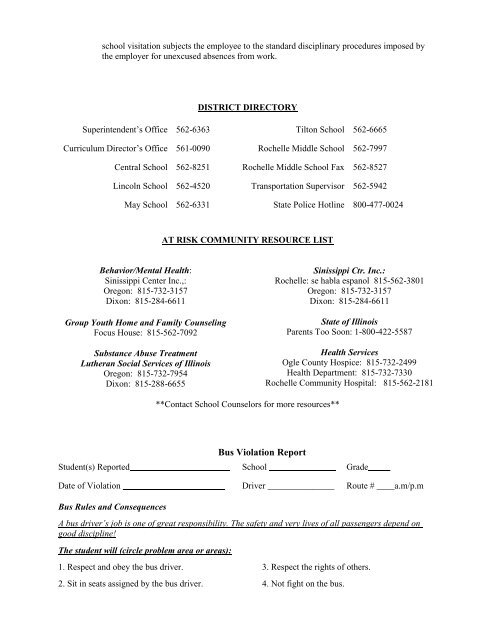 Rochelle Middle School - Rochelle Community Consolidated School ...