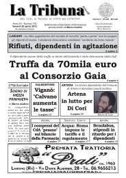 Truffa da 70mila euro al Consorzio Gaia - La Tribuna dei Castelli