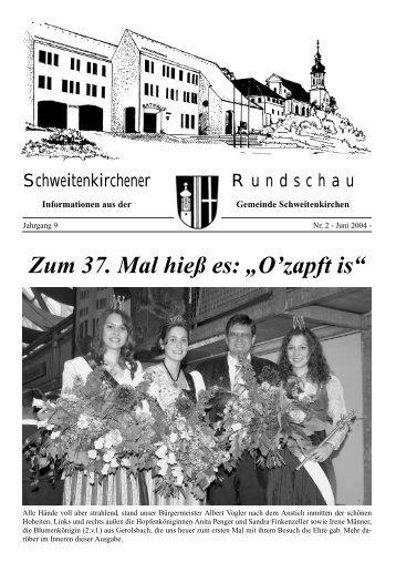 Zum 37. Mal hieß es: „O'zapft is“ - Gemeinde Schweitenkirchen