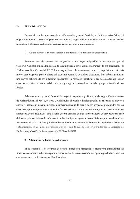 Documento CONPES 3280 Desarrollo Empresarial - sinic