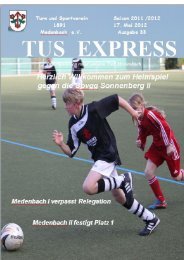 Download TuS Express 33 - TuS Medenbach
