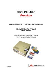 PROLINK-4C Premium Manual - Laboratorio de Procesado de Imagen