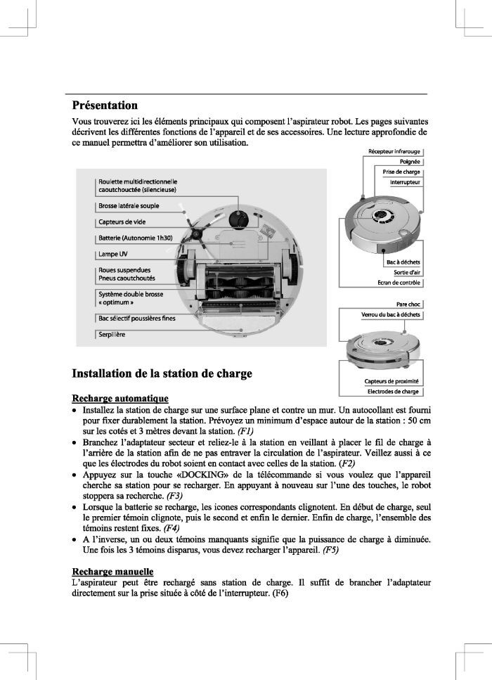 manuel d'utilisation - Robot aspirateur intelligent Samba dernière ...