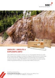 AMOLITE / AMOLITE A EXPLOSIFS ANFO - VALsynthese