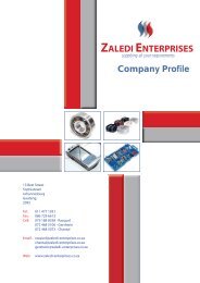 ZALEDI ENTERPRISES - Cylex Business Directory South Africa