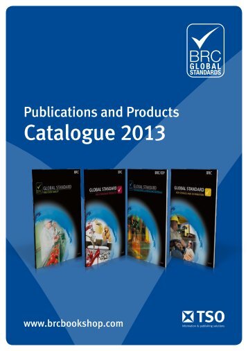 TSO BRC Global Standards 2013 - Renouf Books