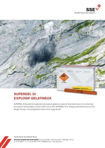 SUPERGEL 30 EXPLOSIF GELATINEUX - VALsynthese