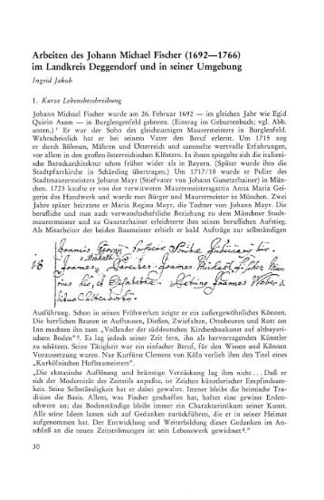 Arbeiten des Johann Michael Fischer (1692—1766) im Landkreis ...
