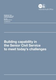 Building capability in the Senior Civil Service to meet today's ...