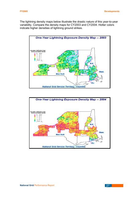 Transmission Network Performance Report 2005 - National Grid