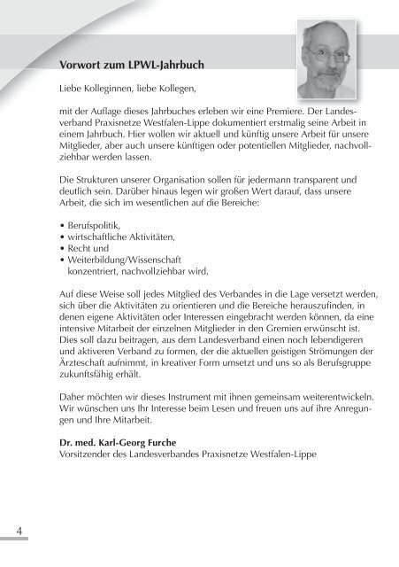 Jahrbuch des LPWL 2005 - Landesverband Praxisnetze Nordrhein ...