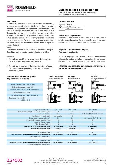 1 2 3 4 5 6 7 8 9 10 11 12 Elementos de sujeciÃ³n ... - RÃ¶mheld GmbH