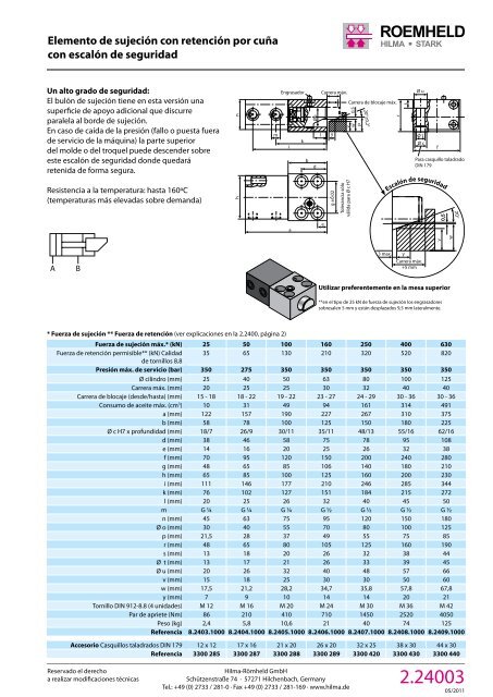 1 2 3 4 5 6 7 8 9 10 11 12 Elementos de sujeciÃ³n ... - RÃ¶mheld GmbH