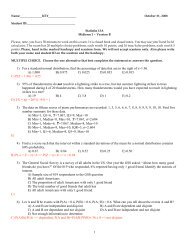 Midterm Solution B - Statistics