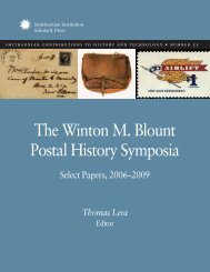 The Winton M. Blount Postal History Symposia - Smithsonian ...