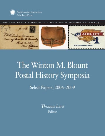 The Winton M. Blount Postal History Symposia - Smithsonian ...