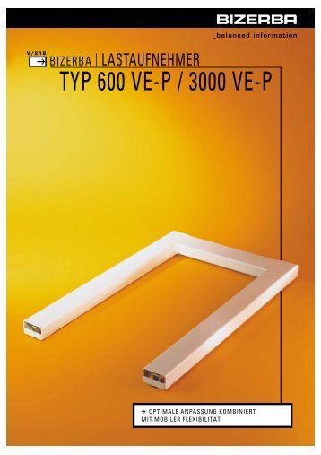 TYP 600 VE-P / 3000 VE-P - Bizerba