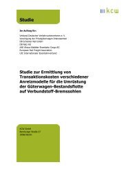 Studie zur Ermittlung von Transaktionskosten verschiedener - ERFA