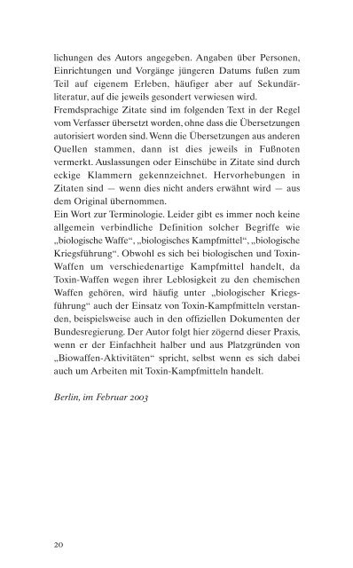 Erhard Geißler ANTHRAX und das Versagen der Geheimdienste