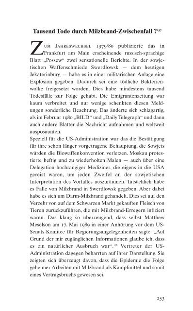 Erhard Geißler ANTHRAX und das Versagen der Geheimdienste