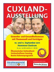 Messezeitung zur Cuxland-Ausstellung - Unternehmergemeinschaft ...