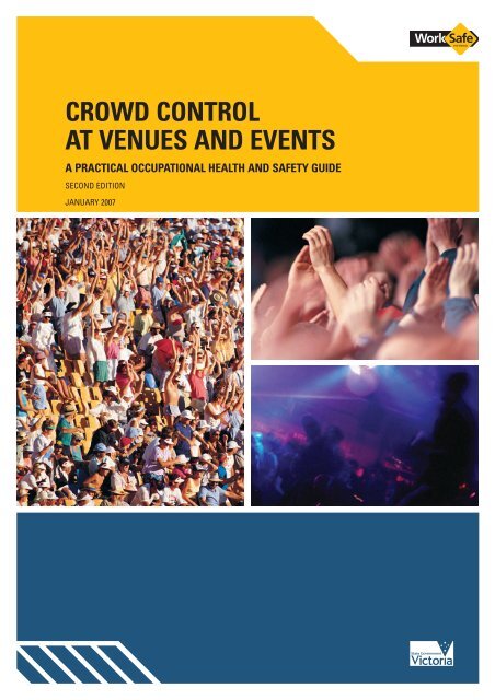 Crowd Control At Venues And Events (PDF ... - WorkSafe Victoria
