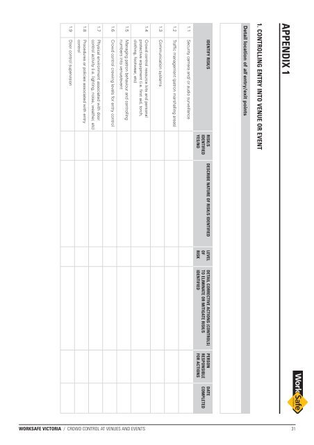 Crowd Control At Venues And Events (PDF ... - WorkSafe Victoria