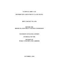 Direct testimony of David J. Effron - Rhode Island Public Utilities ...