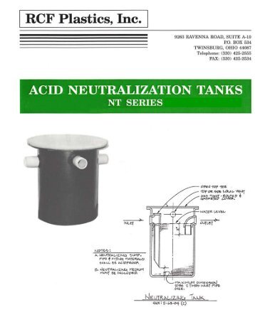 Acid Neutralization Tank | NT Series: General ... - RCF Plastics, Inc.
