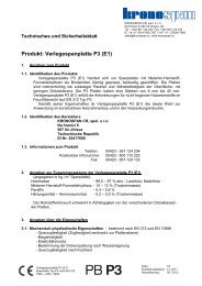 Technisches und Sicherheitsblatt Verlegespanplatte P3 (PDF 68 KB)