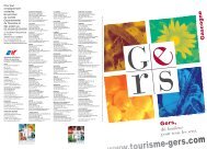 Gers, G a s c o g n e - ComitÃ© DÃ©partemental du Tourisme et des ...