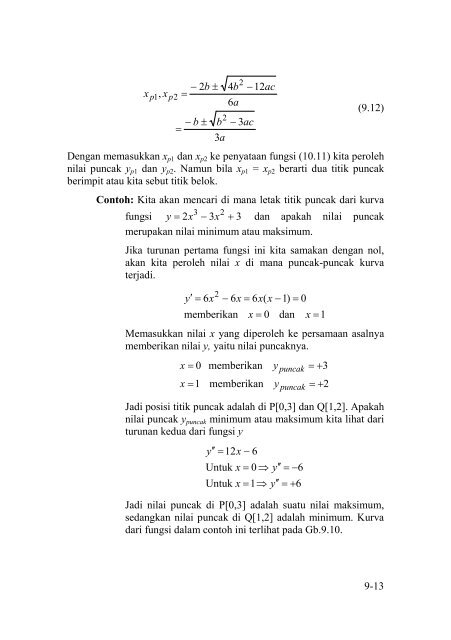 Fungsi dan Grafik Diferensial dan Integral - Ee-cafe.org