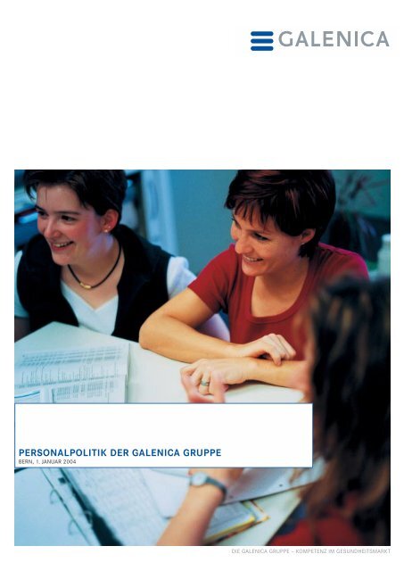 Personalpolitik der Galenica Gruppe - Galenica.com