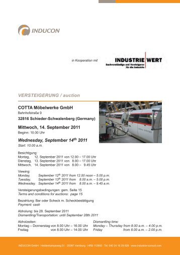 INDUCON IC INDUCON - IndustrieWert GmbH