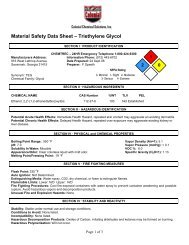 Material Safety Data Sheet â Triethylene Glycol - Colonial Chemical ...