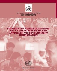 Frequently Asked Questions on Human Rights-Based Approach