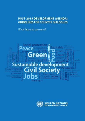 Guidelines for Country Dialogues - UNDG