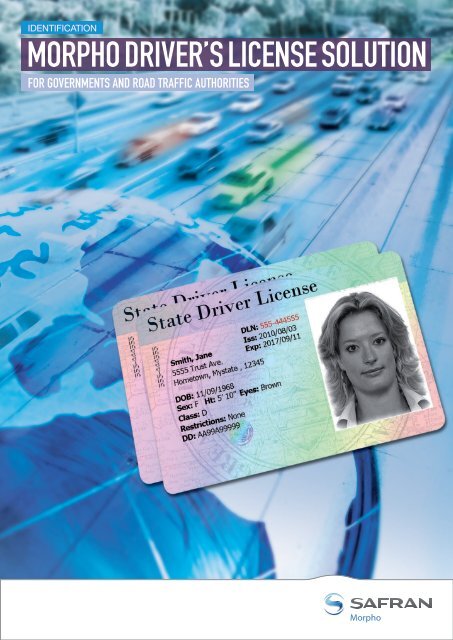 Morpho driver'S licenSe Solution