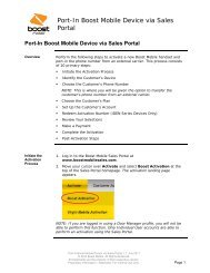 Port-In Boost Mobile Device via Sales Portal - Hyperlink
