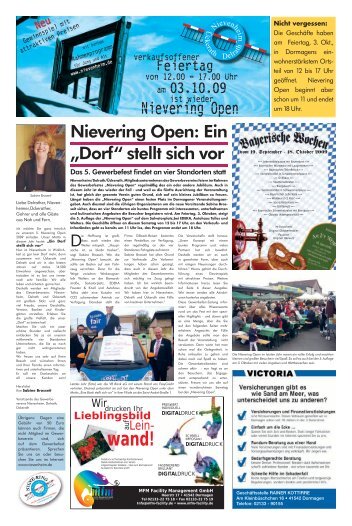 Die Zeitung zum Fest... - Gewerbeverein Nievenheim - Delrath ...