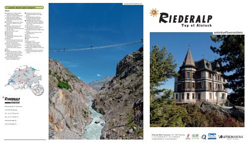 Unterkunftsverzeichnis Riederalp